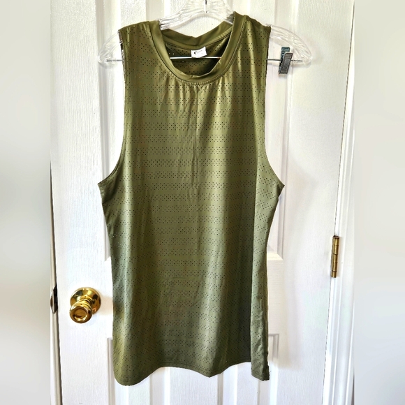 ZYIA Tops - ZYIA Olive Green Tank Top Large